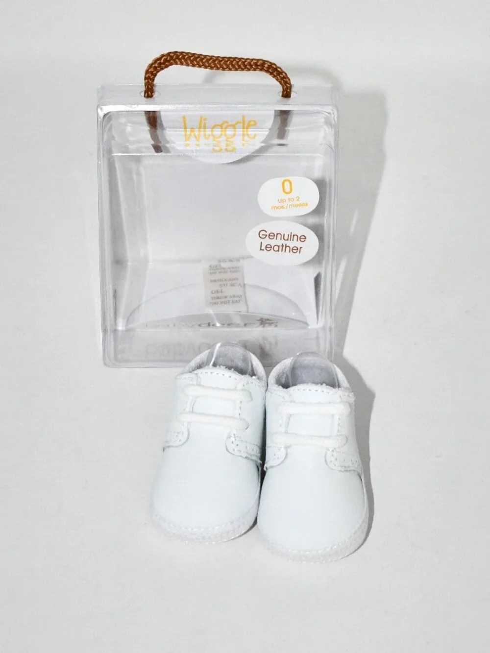 Baby Deer Kids White Saddle Oxford Crib Shoes, Infant – 2 mos #0681 883 2020 NWT
